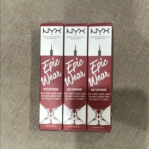 NYX Epic Wear Waterproof Eyeliner Trio